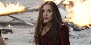 Elizabeth Olsen Scarlet Witch Avengers Age Of Ultron Marvel