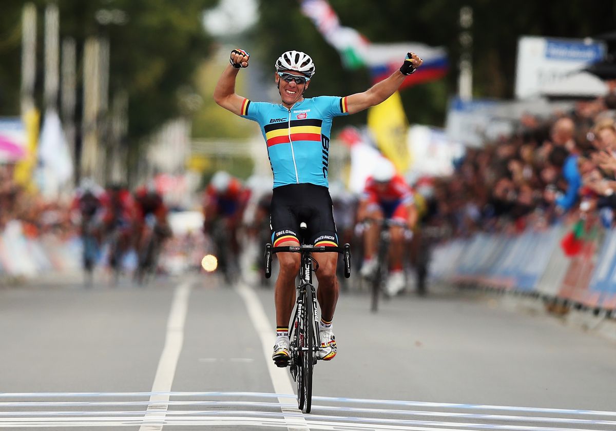Philippe Gilbert takes victory in Valkenburg in 2012