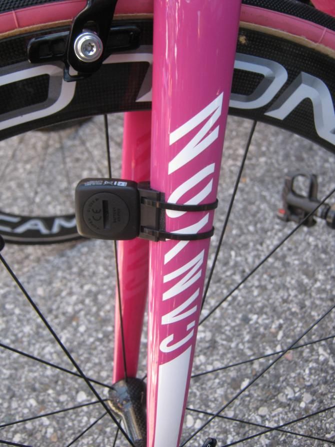 Nairo Quintana's pink Canyon Ultimate CF SLX