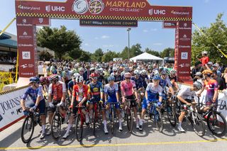 The start of the Maryland Cycling Classic in 2023