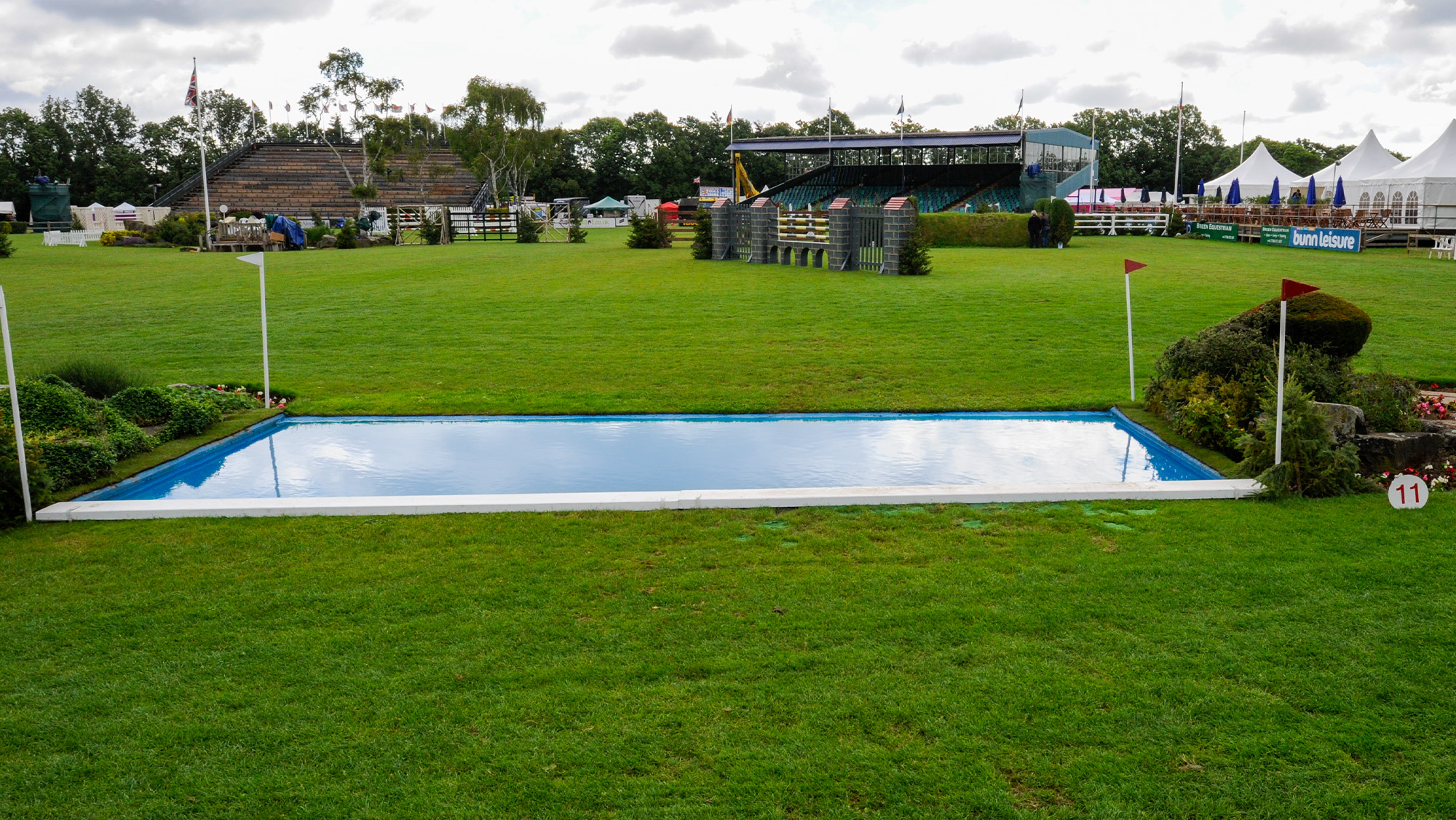 Open water on Hickstead Derby course
