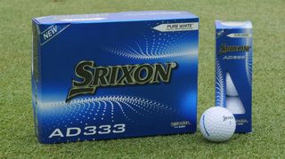 srixon ad333 ball and packaging,