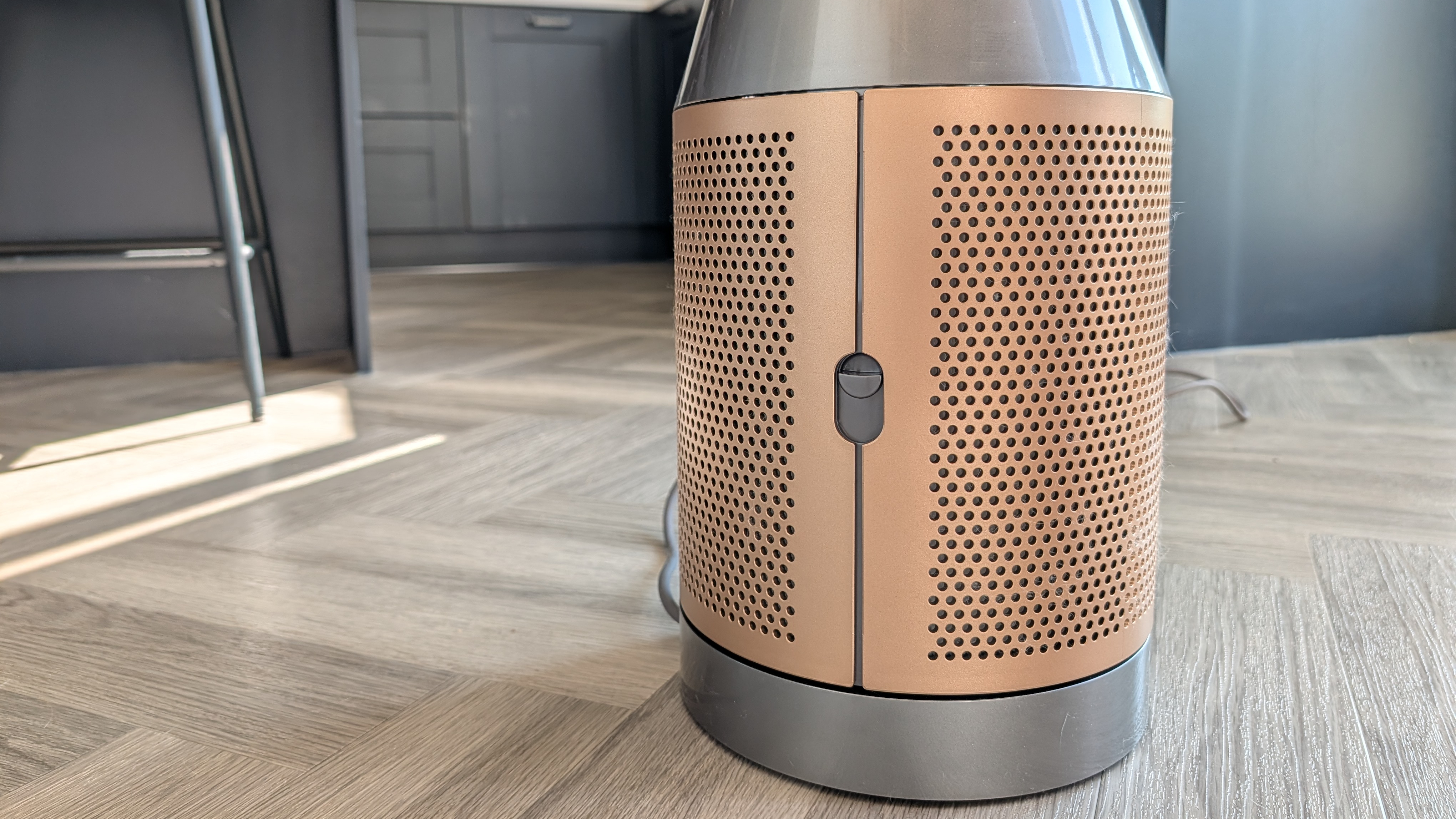A closeup of the Dyson Find+Follow Purifier Cool's filter.