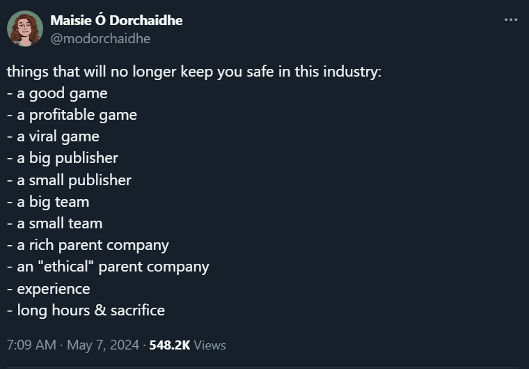 Making good, profitable games 'will no longer keep you safe': games industry expresses fury and heartbreak over closure of Hi-Fi Rush and Prey studios