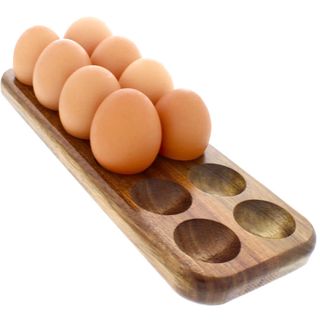 Rustic Wooden Egg Holder