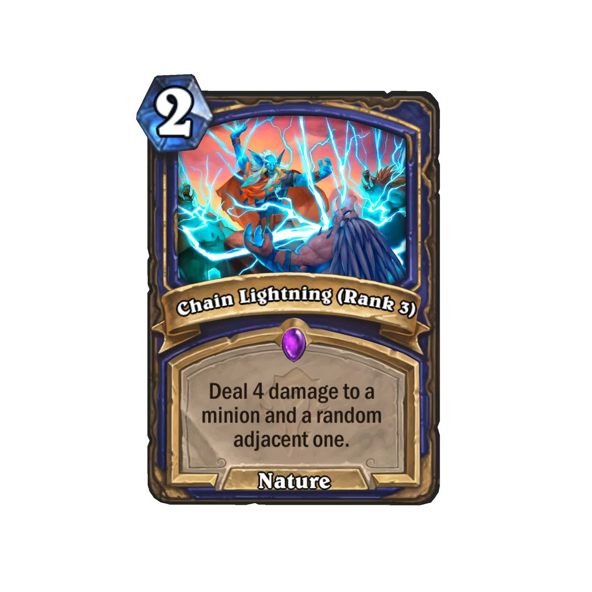 A card from Hearthstone's Forged in the Barrens set