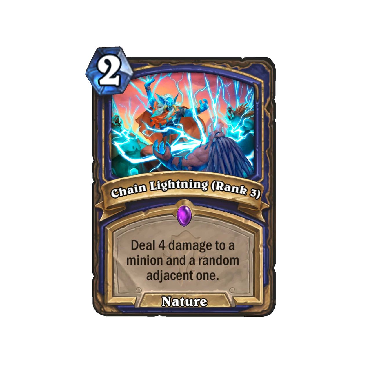 A card from Hearthstone's Forged in the Barrens set