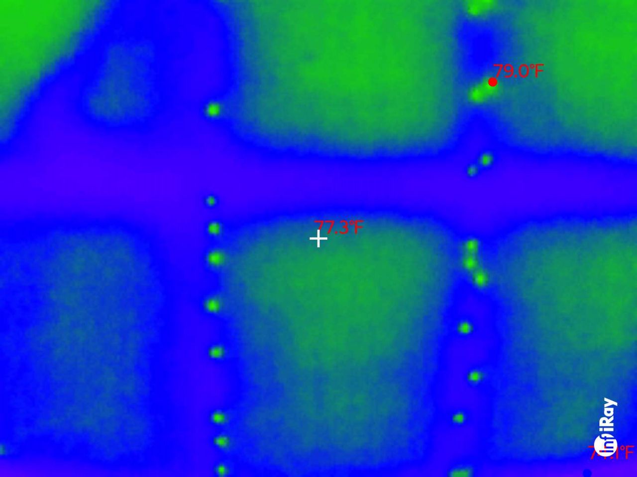 Screenshots of InfiRay P2 Pro Thermal Camera Samples.