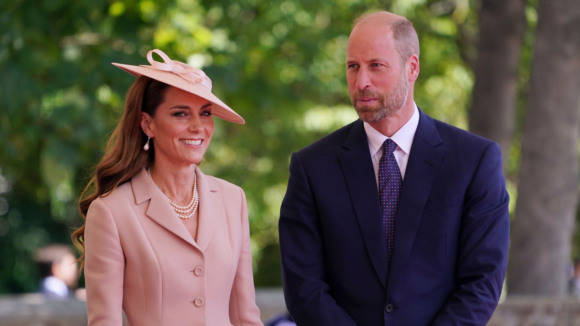 The Prince and Princess of Wales attend a state visit by the President of the French Republic