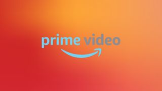 Prime Video logo on a red-orange background