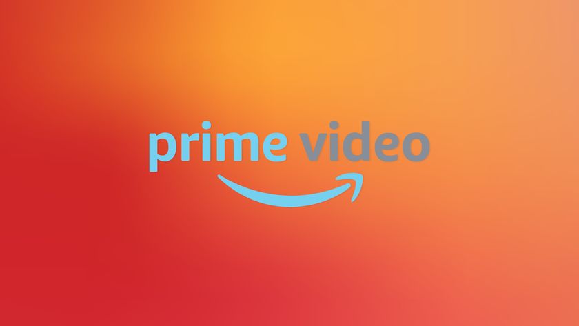 Prime Video logo on a red-orange background