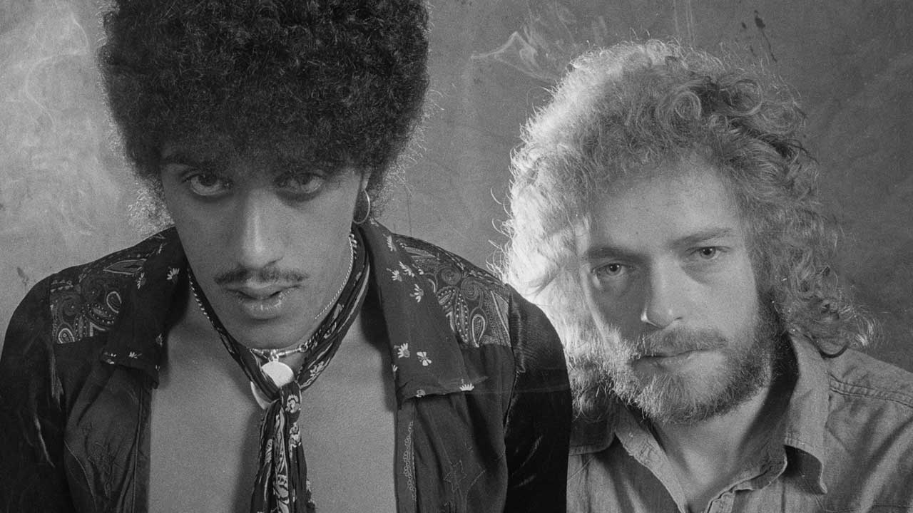 Phil Lynott and Eric Bell in 1973