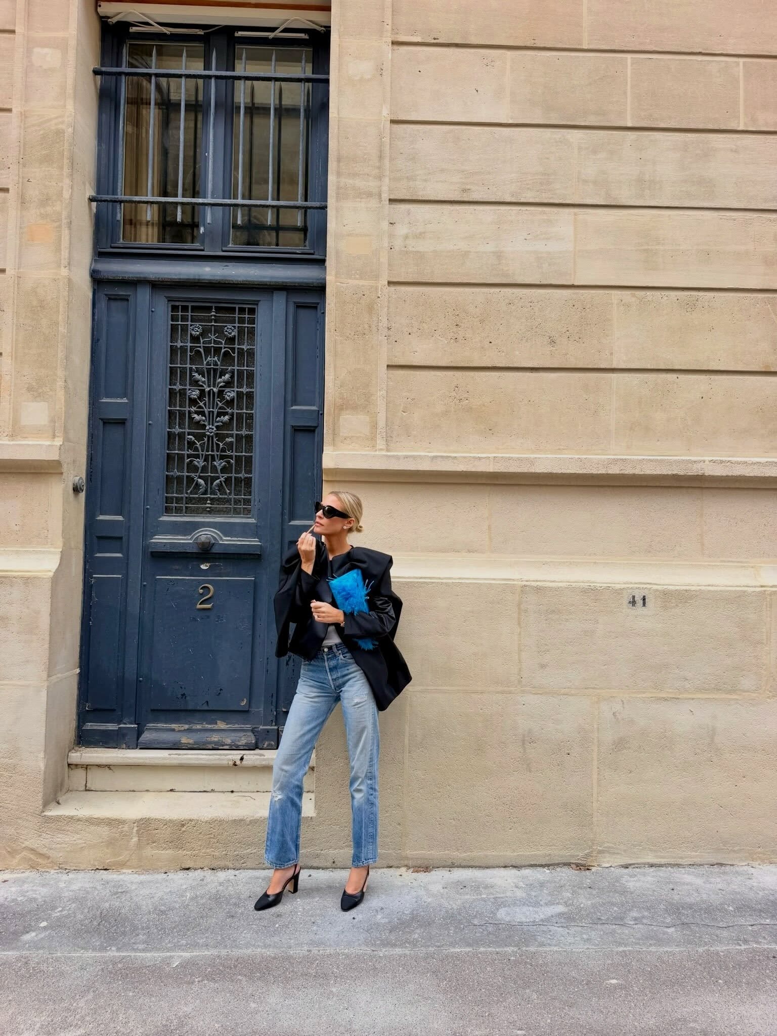 Morgan Stewart Style: How to Wear Jeans in Paris