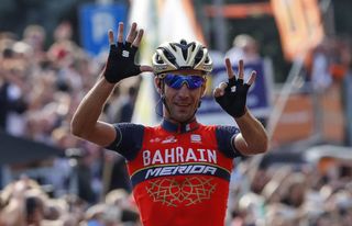 Vincenzo Nibali (Bahrain-Merida) takes win number 50 in Il Lombardia
