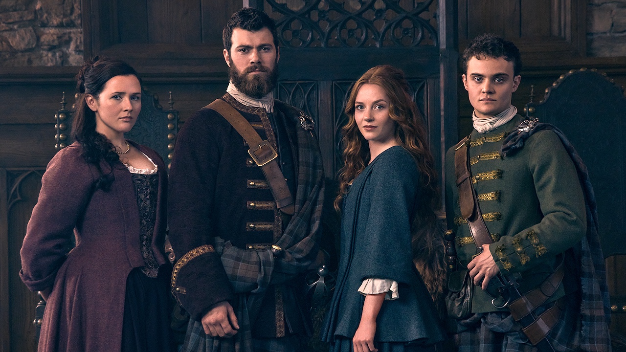 jocasta, dougal, ellen and colum in outlander blood of my blood season 1