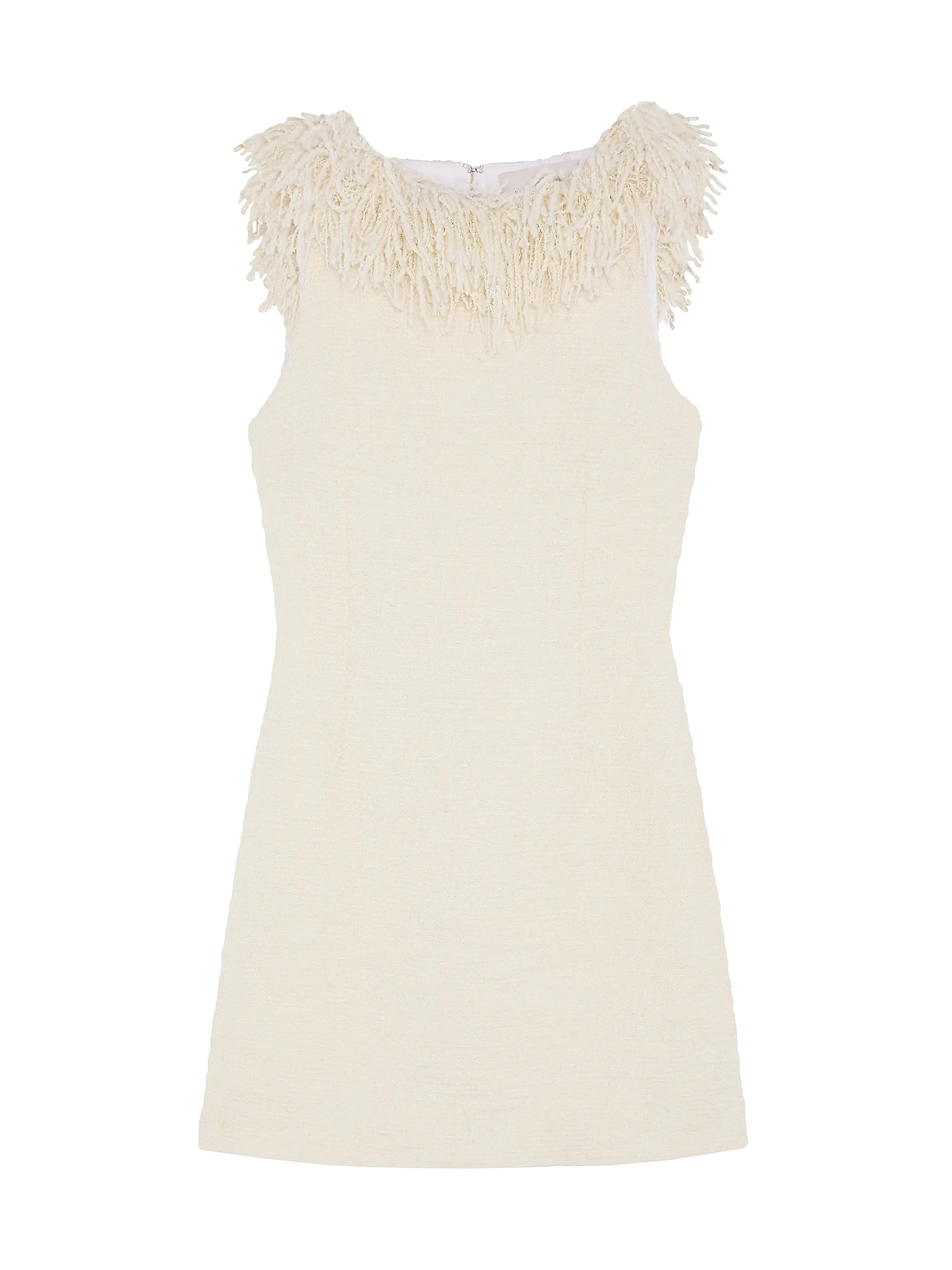 Soho Tweed Fringe Minidress