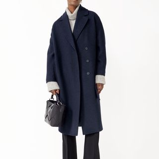 & Other Stories Voluminous Belted Wool Coat