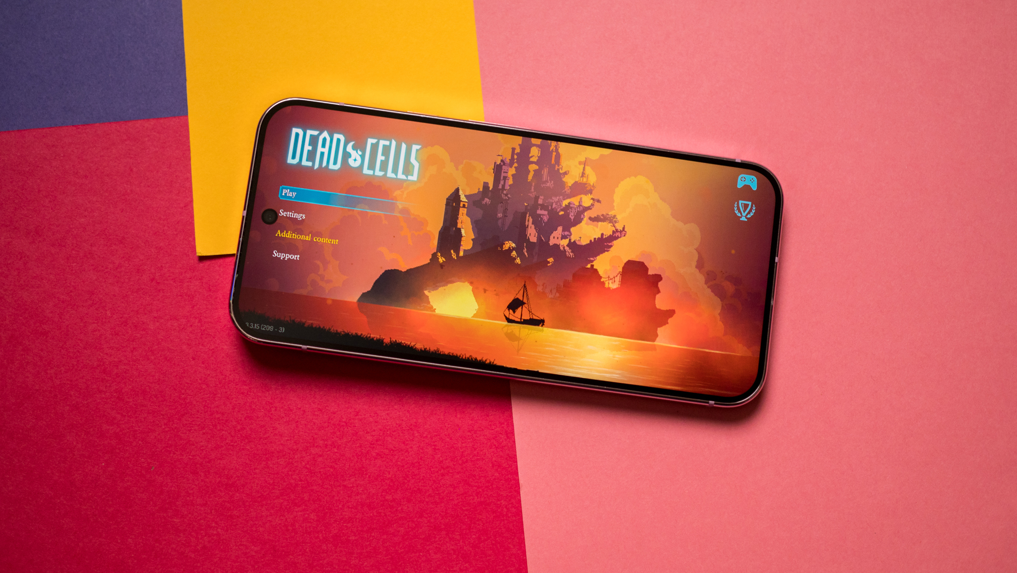 Pixel 9 Pro XL with a game running on the device