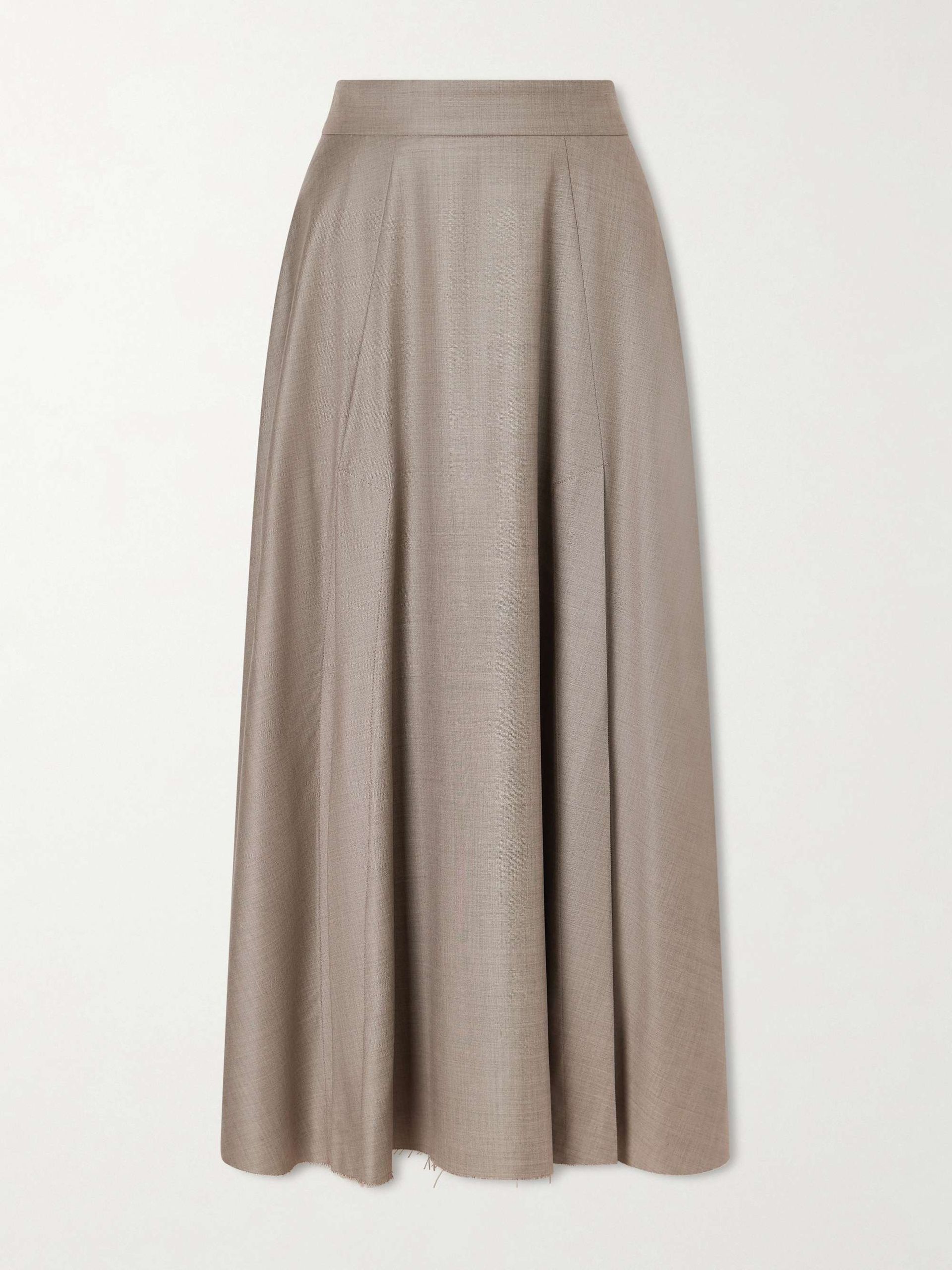Lauren Wool Midi Skirt