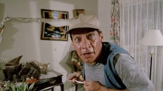 Jim Varney as Ernest P. Worrell in the cult classic 'Ernest Saves Christmas.'