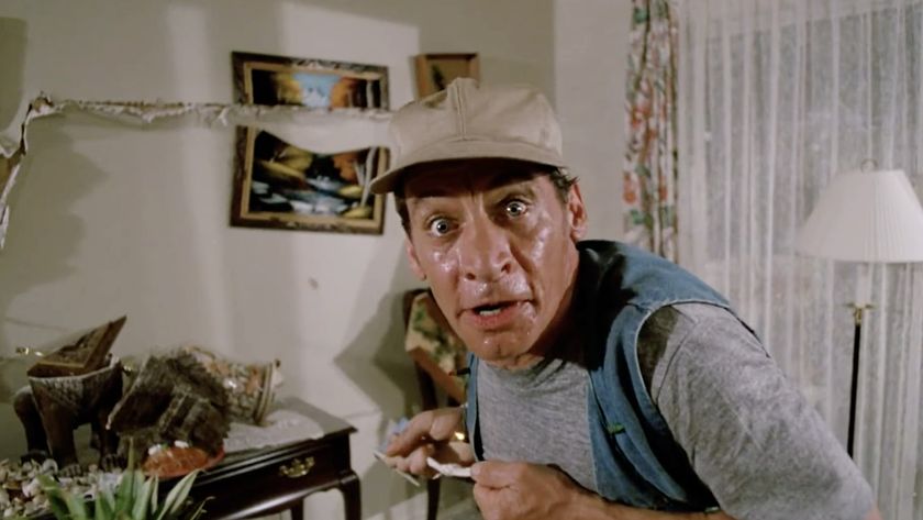 Jim Varney as Ernest P. Worrell in the cult classic 'Ernest Saves Christmas.'