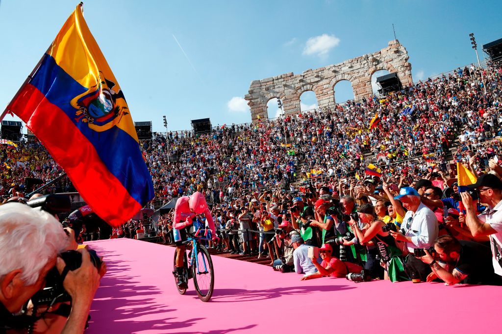 Richard Carapaz (Movistar) winner of the 2019 Giro d'Italia