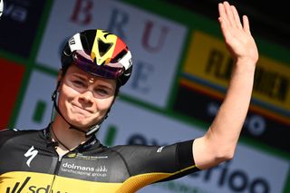 Belgian Lotte Kopecky of SD Worx pictured before the start of the womens elite race of the Classic BruggeDe Panne oneday cycling race 1628 km from Brugge to De Panne Thursday 24 March 2022 BELGA PHOTO JASPER JACOBS Photo by JASPER JACOBS BELGA MAG Belga via AFP Photo by JASPER JACOBSBELGA MAGAFP via Getty Images