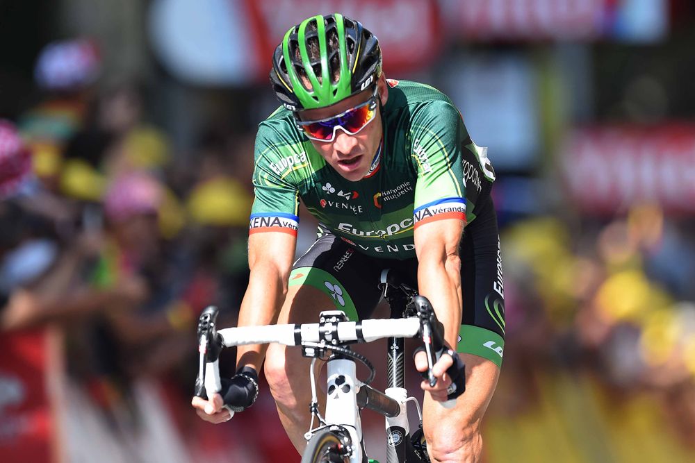 Thomas Voeckler (Europcar) didn't have the legs when the break split