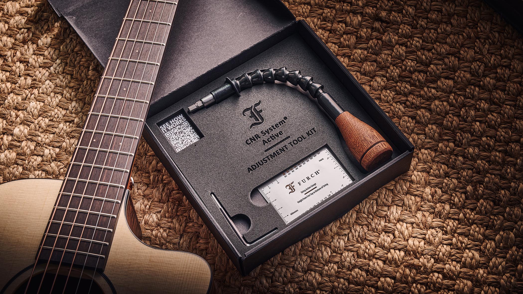 Furch Pioneer-ER A: the meticulously built, all-solid travel guitar has an A-grade Engelmann spruce top and Indian rosewood back and sides.