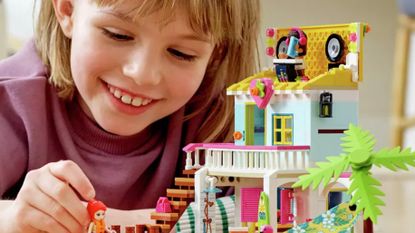 Lego gift from Argos: beach dollhouse set