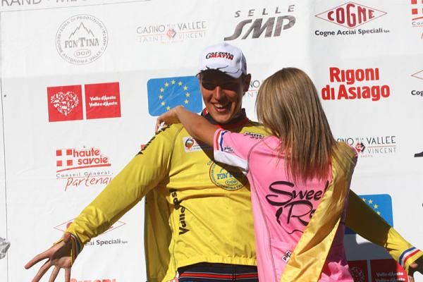 Nikita Novikov (Itera - Katusha) on the podium