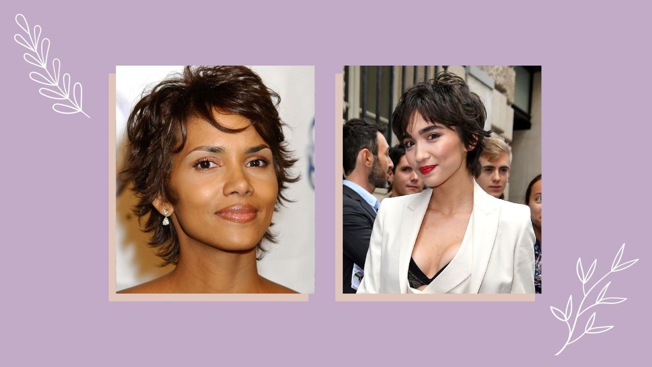 Bixie haircut on Halle Berry and Rowan Blanchard