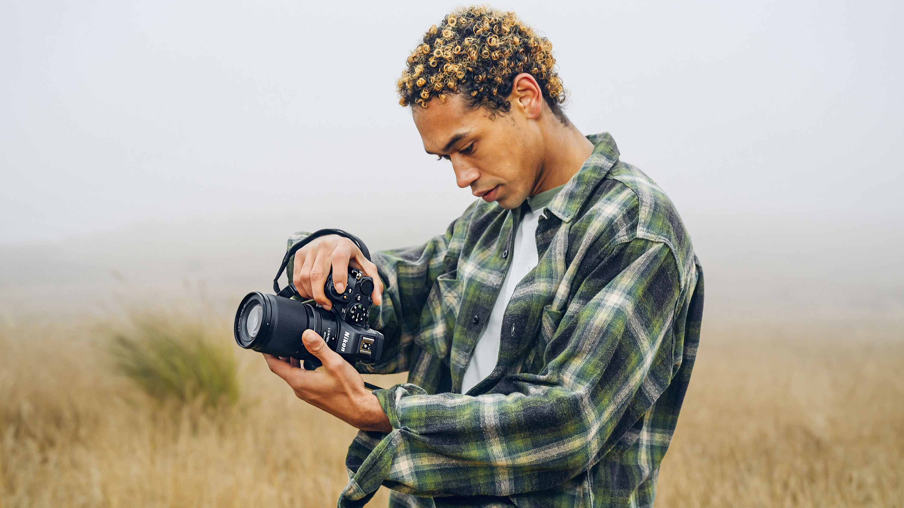 Nikon Z 24-105mm f/4-7.1 lens in action, attached to a Nikon Z5 II