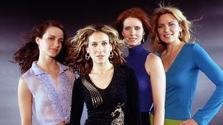 Kristin Davis, Sarah Jessica Parker, Cynthia Nixon and Kim Cattrall star in the comedy series "Sex And The City."