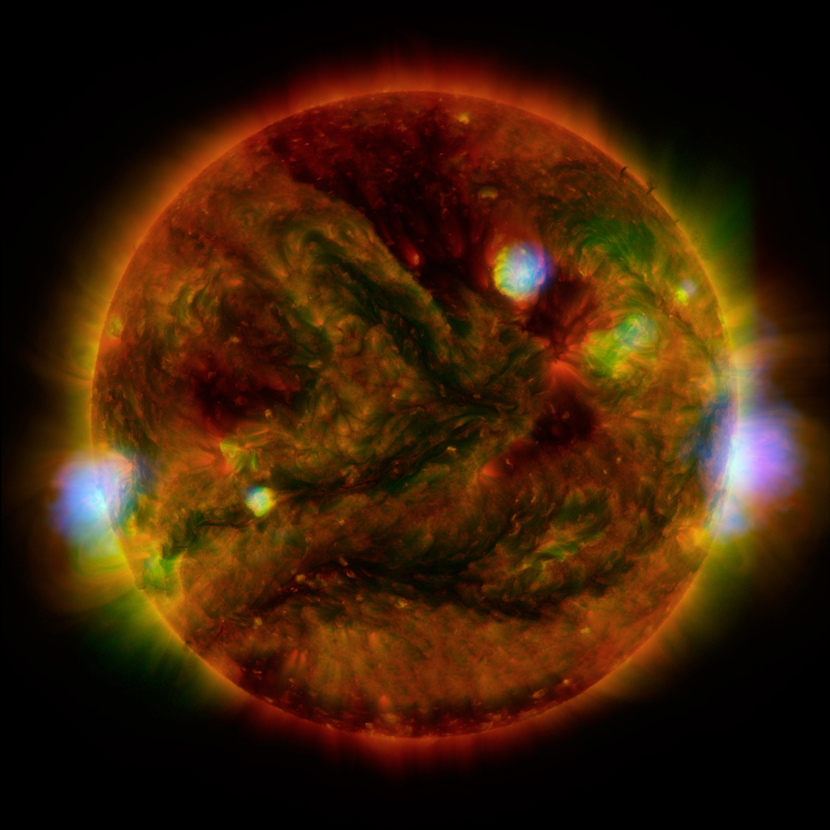 Sun&#039;s Activity in X-Rays and Ultraviolet Rays