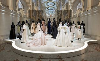 ball attended by seven decades of show-stopping gowns