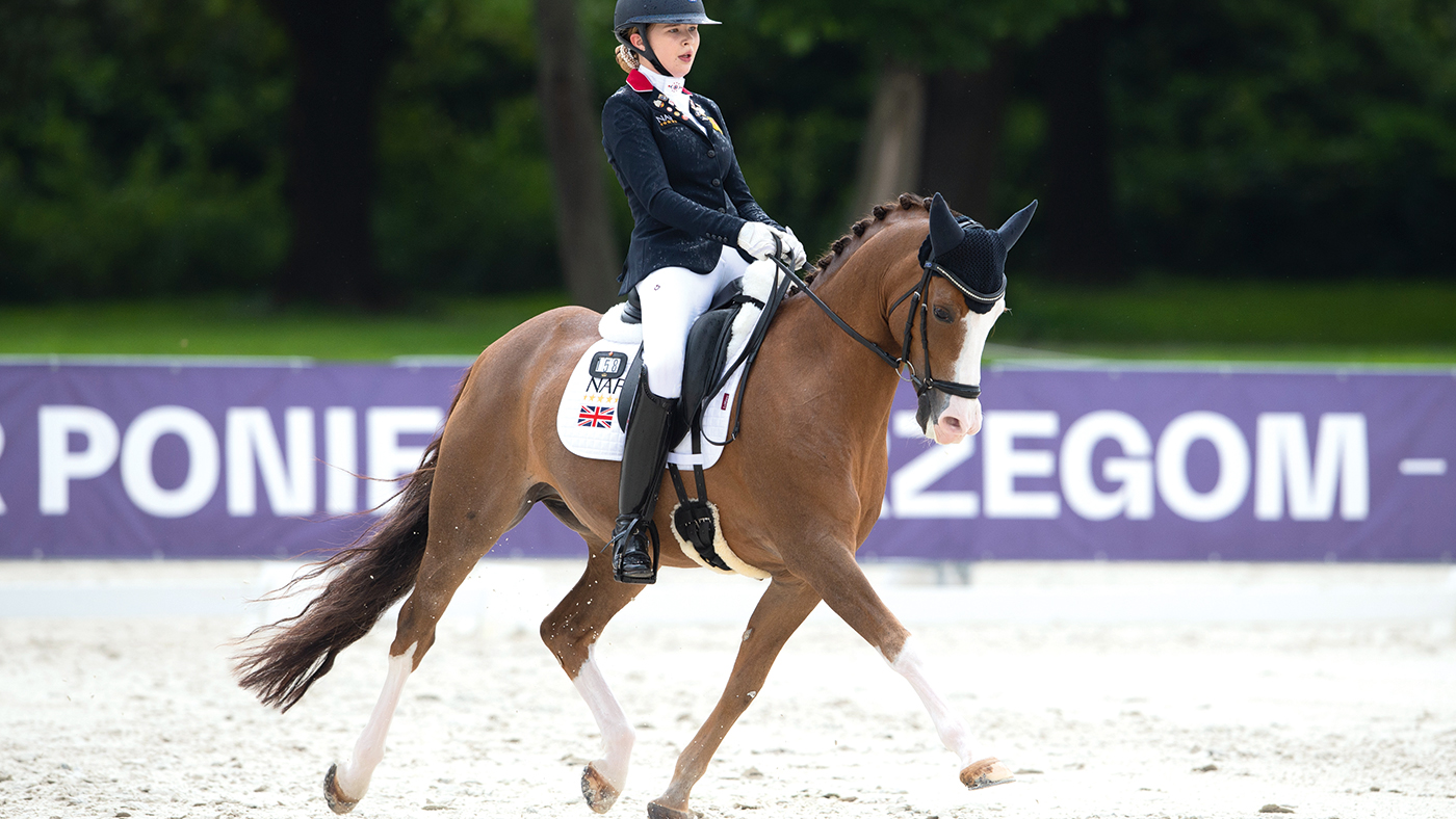 158 - Isobel Lickley (GBR) &amp;amp; Mister Snowman - CH-EU-P-D - FEI European Championships Ponies - Strzegom 2019