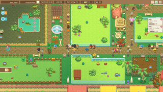 Screenshot from Let's Build a Zoo's Dinosaur Island DLC