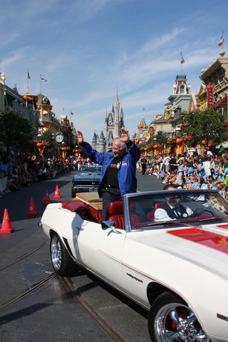 Astronaut Buzz Aldrin at Disney Ticker-Tape Parade