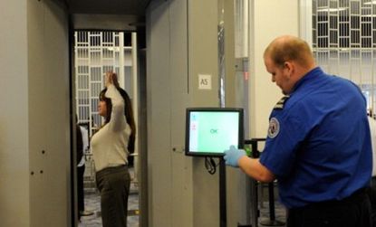 Some airport body scanners have reportedly showed radiation levels 10 times higher than expected, forcing the TSA to retest many of the controversial machines.