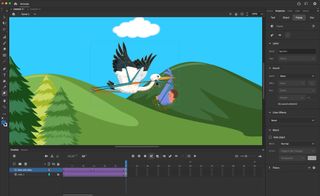 Animation software Adobe Animate in action