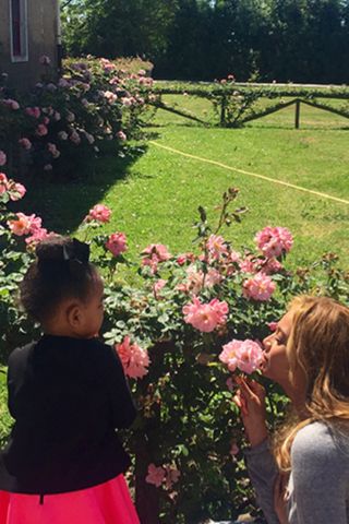 Beyonce Knowles and Blue Ivy