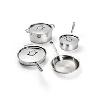 All-Clad D3&reg; Stainless Steel 7 Piece Cookware Set