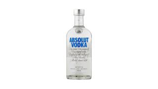 Absolut Vodka on white background