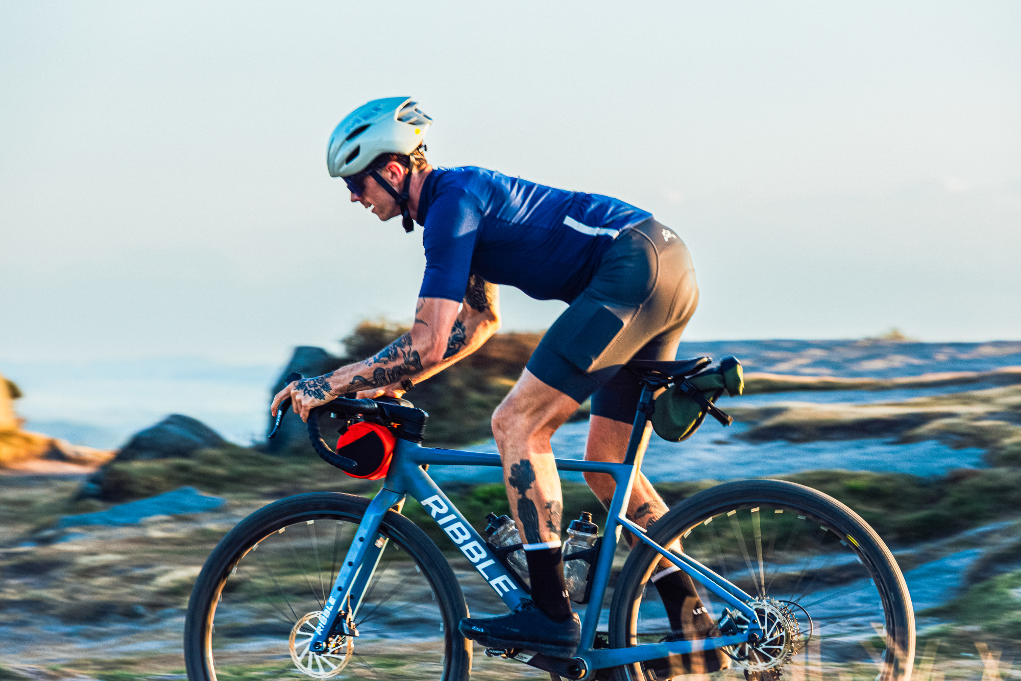 Ribble AL E gravel bike in action