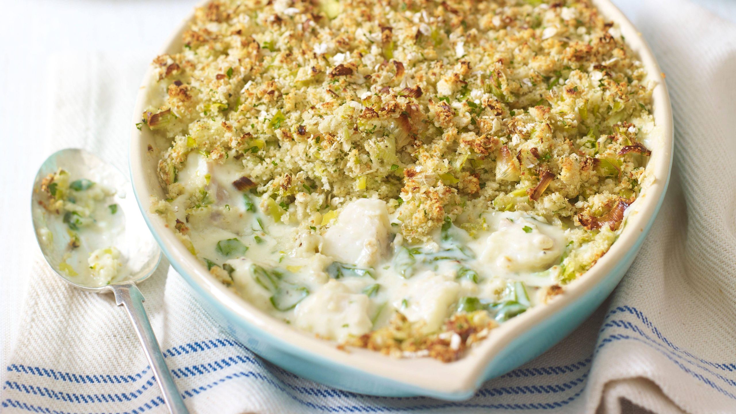 Jo Pratt's fish crumble recipe
