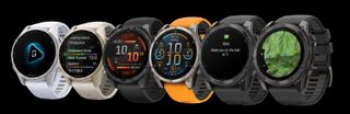 Render of the Garmin Fenix 8 lineup