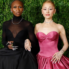 Cynthia Erivo and Ariana Grande attend the NYC premiere of "Wicked" at Museum of Modern Art on November 14, 2024 in New York City.