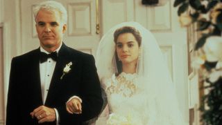 Steve Martin and Kimberly Williams in Father of the Bride