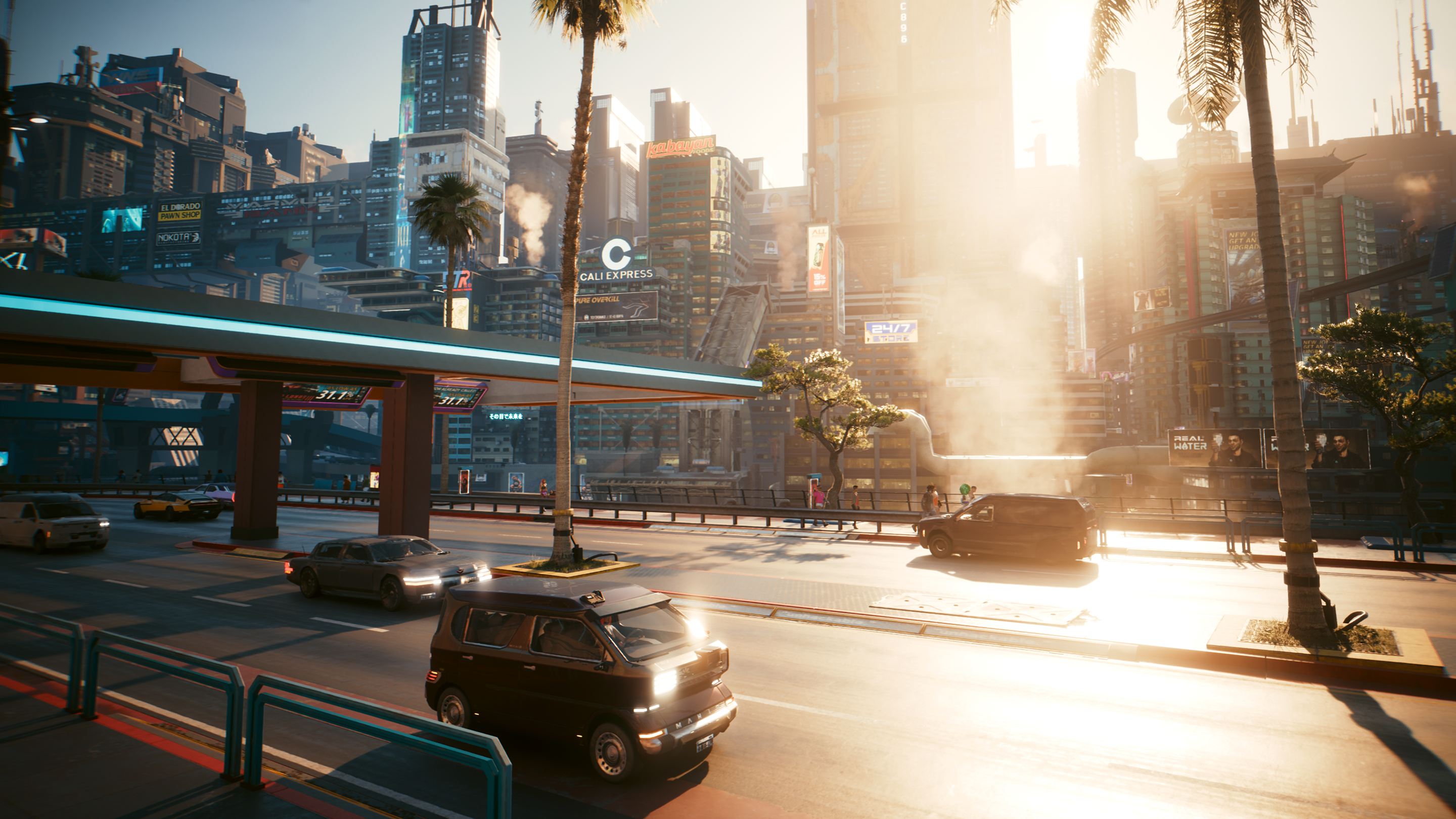 Cyberpunk 2077 screen (on Mac)